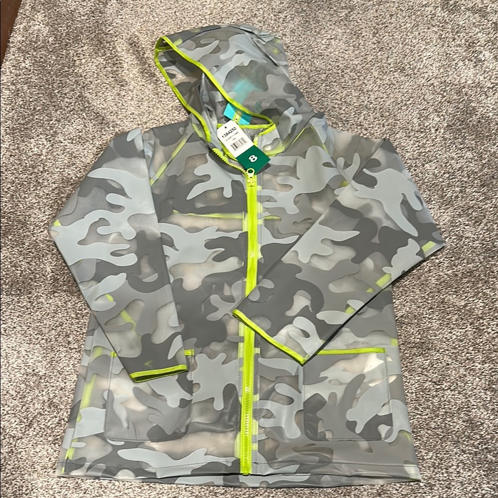 Kids Camouflage Hooded Jacket
